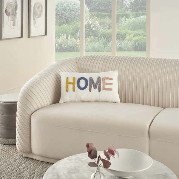 Mina Victory Lifestyle Tufted Home Multicolor Indoor Throw Pillow