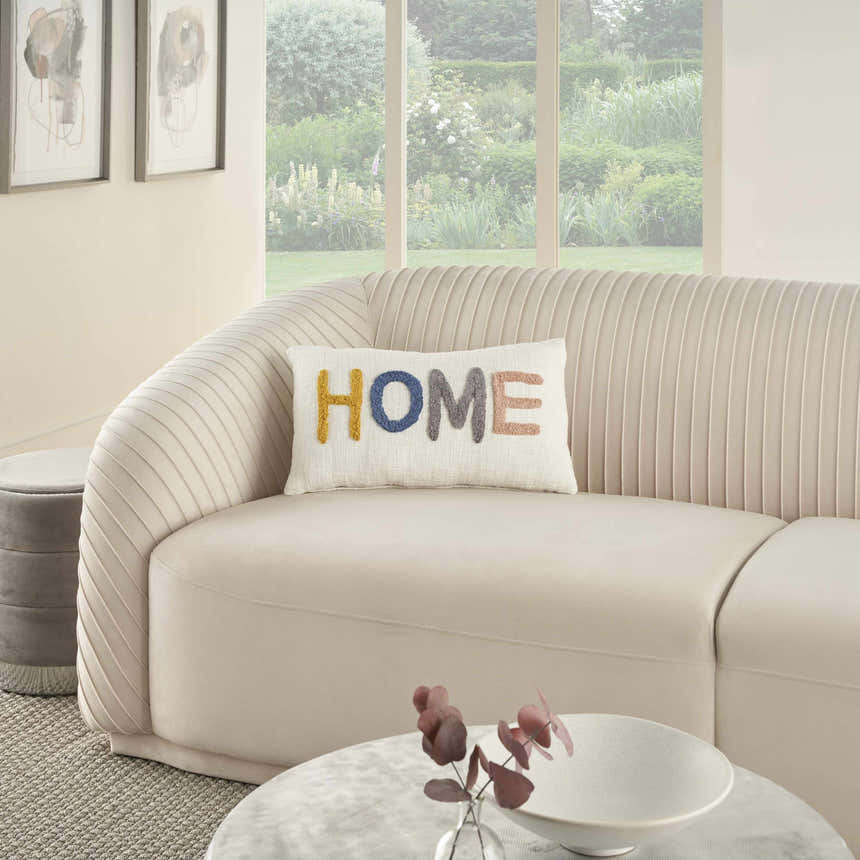 Mina Victory Lifestyle Tufted Home Multicolor Indoor Throw Pillow