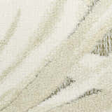Close-up of the Nourison Aloha Ivory Sage rug showing its pile texture and chestnut, mid-century modern design.