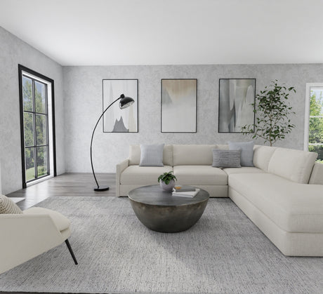 Feizy Freemont Modern Distressed - Gray Area Rug