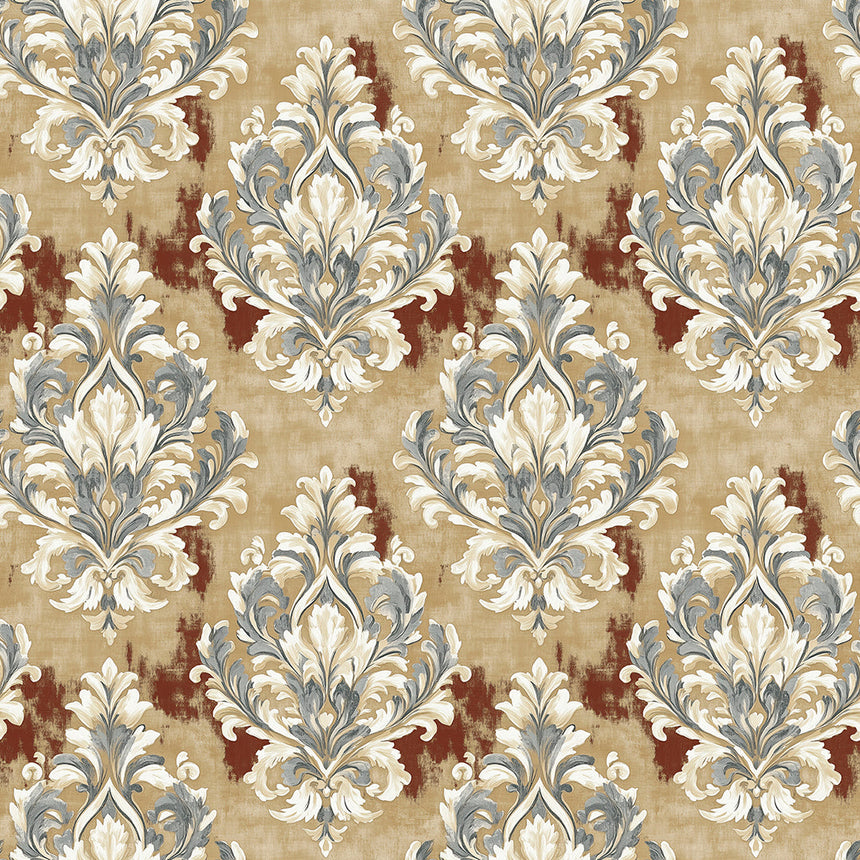 Aged Manor Grandeur Wallpaper