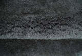 Ready To Ship Hand Woven High Pile Shag Charcoal Soft Viscose Rug