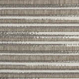 Close-up of the Nourison Key Largo Light Grey rug. Features a contemporary striped pattern in gray and white.