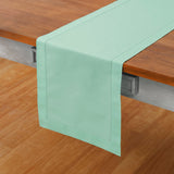 Cotton Linen Hemstitch Table Runner