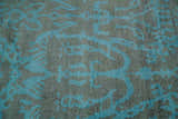 4.5x6.5 Hand Knotted Blue and Gray Modern Persian Style Contemporary Art Silk Area Rug | OP133