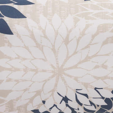 Mina Victory Aloha Indoor/Outdoor Ivory/Navy Throw Pillow