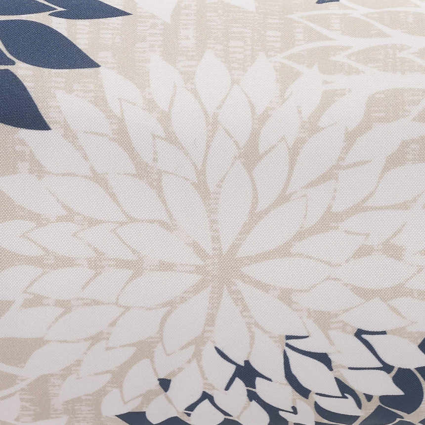 Mina Victory Aloha Indoor/Outdoor Ivory/Navy Throw Pillow