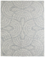 Feizy Wallace Modern Floral & Botanical - Gray/Ivory Area Rug