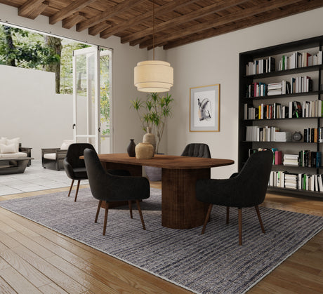 Feizy Herrick Modern Solid - Gray Area Rug