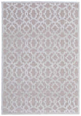 Feizy Saphir Mira rug with interlocking geometric diamonds in pink and white. Modern design. Design-Rectangle-221