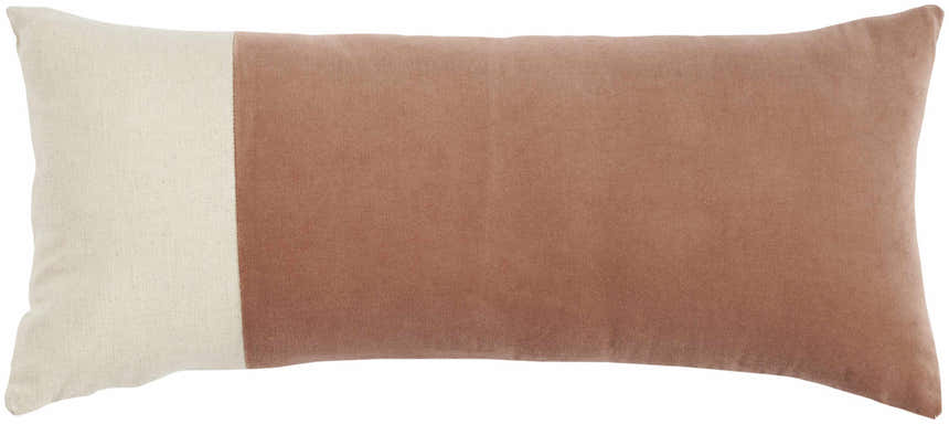 Mina Victory Lifestyle Cot/Vel Linen Clrblk Blush Indoor Throw Pillow - Clearance