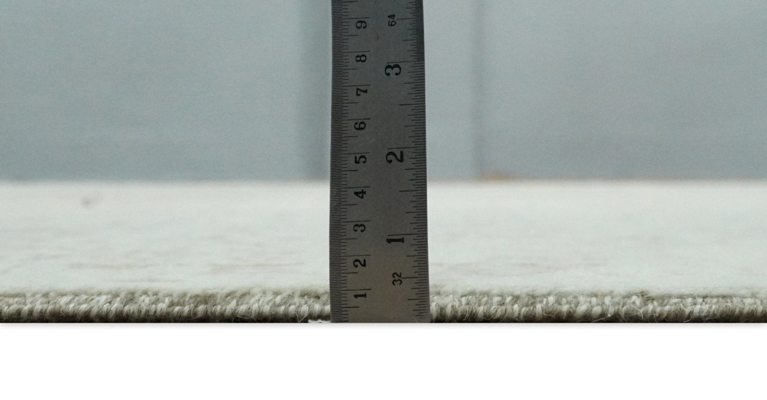 5x7 Fine Hand Knotted Beige and Brown Traditional Vintage Persian Style Antique Wool and Silk Rug | AGR50