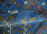Tree of life Traditional Hand Knotted Blue and Ivory Multi Size Wool area Rug