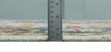Hand Knotted traditional Oriental Ivory, Rust and Gray wool Area Rug