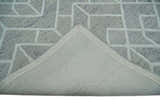 Modern Geometrical Design Hand Tufted Wool Area Rug