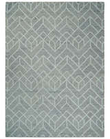 Modern Geometrical Design Hand Tufted Wool Area Rug