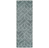 Modern Geometrical Design Hand Tufted Wool Area Rug