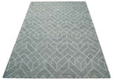 Modern Geometrical Design Hand Tufted Wool Area Rug