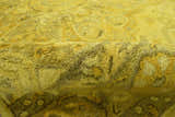 Gold Traditional Floral Design Hand Tufted Overdyed Wool Area Rug