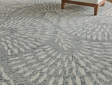 Feizy Wallace Modern Floral & Botanical - Gray/Ivory Area Rug