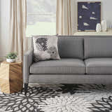 Mina Victory Aloha Indoor/Outdoor Black White Throw Pillow