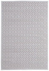 Feizy Saphir Mira Modern Geometric - Pink/White Area Rug - Clearance