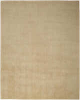 Close-up of the plush texture and camel color of the Nourison Plush Cloud area rug.