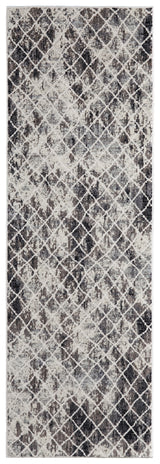 Feizy Kano Transitional Diamond - Ivory/Gray/Taupe Area Rug