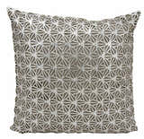Mina Victory Couture Nat Hide Dragon Claw Silver White Indoor Throw Pillow - Clearance