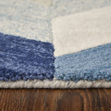 Feizy Arazad Transitional Geometric - Blue/Ivory/Gray Area Rug - Clearance