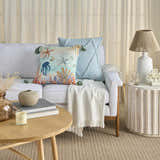 Mina Victory Coastal Accessories Under The Sea Multicolor Throw Pillow