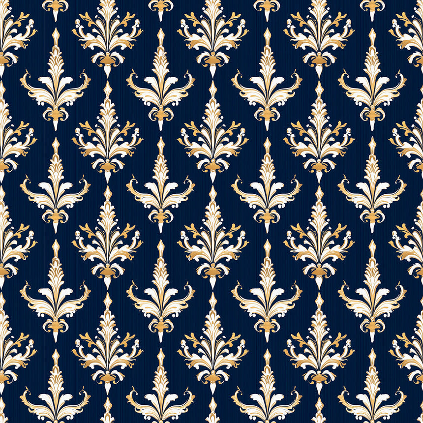 Royal Midnight Gilded Flourish