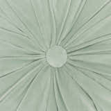 Mina Victory Sofia Ruched Velvet Celadon Indoor Throw Pillow