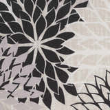 Mina Victory Aloha Indoor/Outdoor Black White Throw Pillow