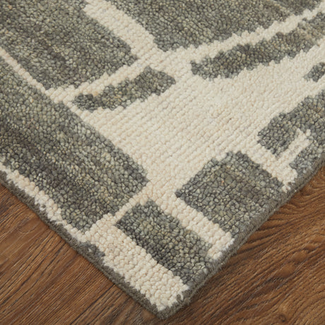 Feizy Sutton Transitional Abstract - Taupe/Ivory Area Rug