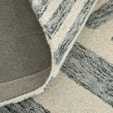 Feizy Wallace Modern Geometric - Gray/Ivory Area Rug