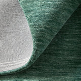 Feizy Luna Modern Solid - Green/White Area Rug