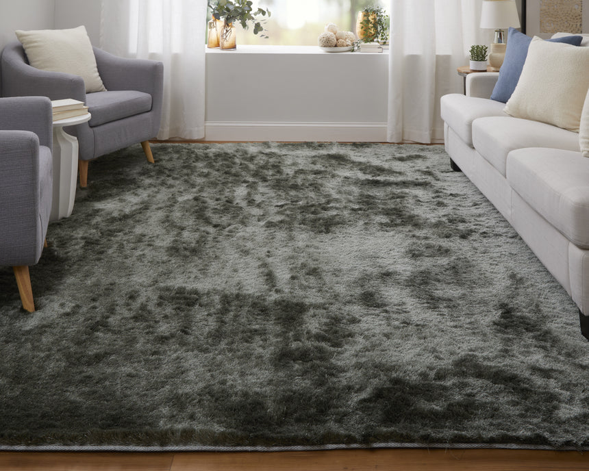 Feizy Indochine Modern Solid - Green Area Rug