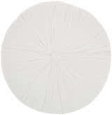 Mina Victory Sofia Ruched Velvet Cream Indoor Throw Pillow - Clearance