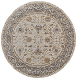 Feizy Celene Traditional Bordered - Tan/Ivory/Gray Area Rug