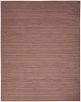 Close-up of Nourison Essentials Mocha rug. Light brown, machine-made, modern style, with subtle horizontal texture.