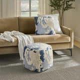 Mina Victory Lifestyle Rc039 Blue Indoor Poufs