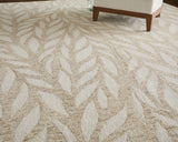 Feizy Wallace Modern Floral & Botanical - Tan/Ivory Area Rug
