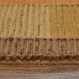 Feizy Keystone Transitional Color Block - Green/Brown/Orange Area Rug - Clearance