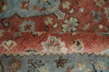 8x10 Antique look Traditional Floral Gray, Rust and Beige Hand knotted wool Area Rug