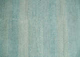 8x10 Hand Knotted Blue and Ivory Modern Geometric Trellis Scandinavian Wool Area Rug | TRDCP931810