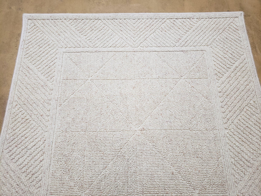 3x5 Karastan Sisal Rug Collection, Design 379/80504, Sambava II, 3'6 x 5'3, Beige Karastan Rug with Label, Authentic Karastan, Entryway Rug