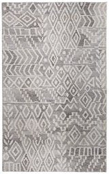 Feizy Asher Transitional Distressed - Gray/White Area Rug - Clearance
