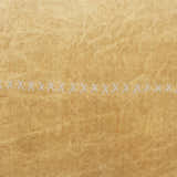 Mina Victory Sofia Stitch Velvet Frills Yellow Indoor Throw Pillow - Clearance