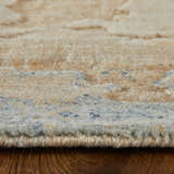 Close-up of Feizy Jaxson Tan/Brown/Gray Area Rug showing abstract pattern and textured pile. Pile